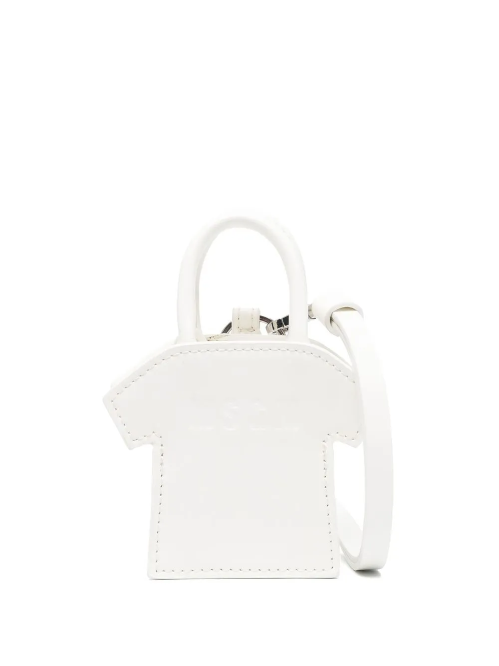 

MSGM tote con cierre y asas - Blanco