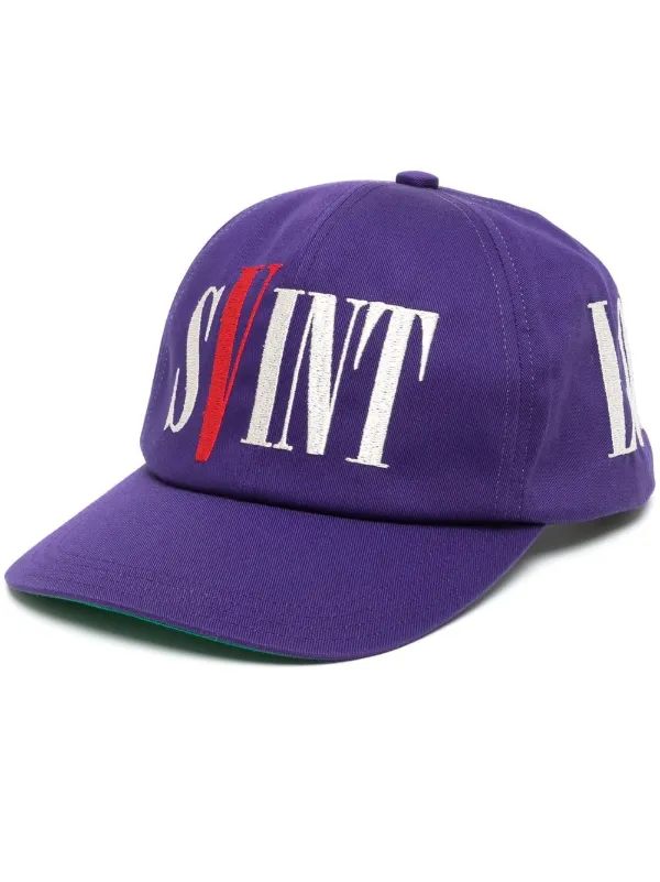 SAINT MXXXXXX x Vlone logo-embroidered Cap - Farfetch