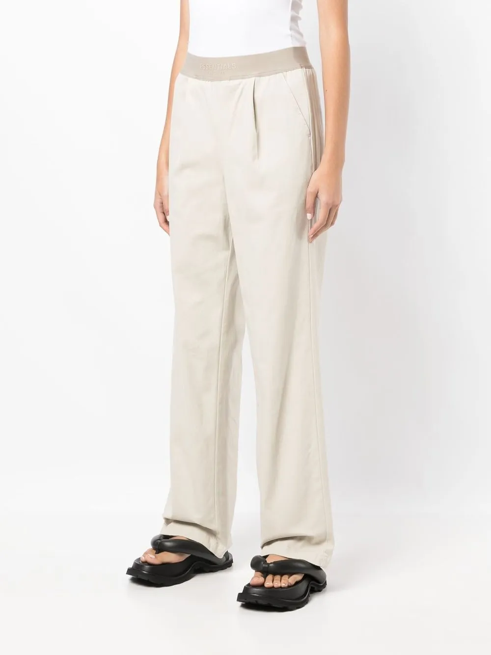  Fear Of God Essentials Hose Mit Logo Bund   Grau 