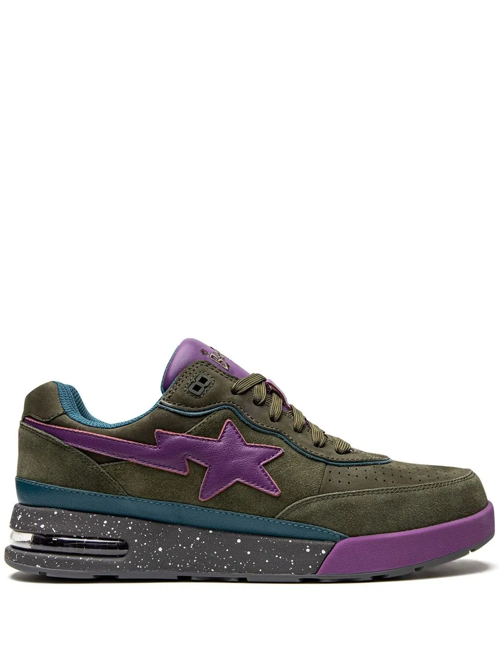 

A BATHING APE® tenis bajos Road Sta #2 M2 - Verde