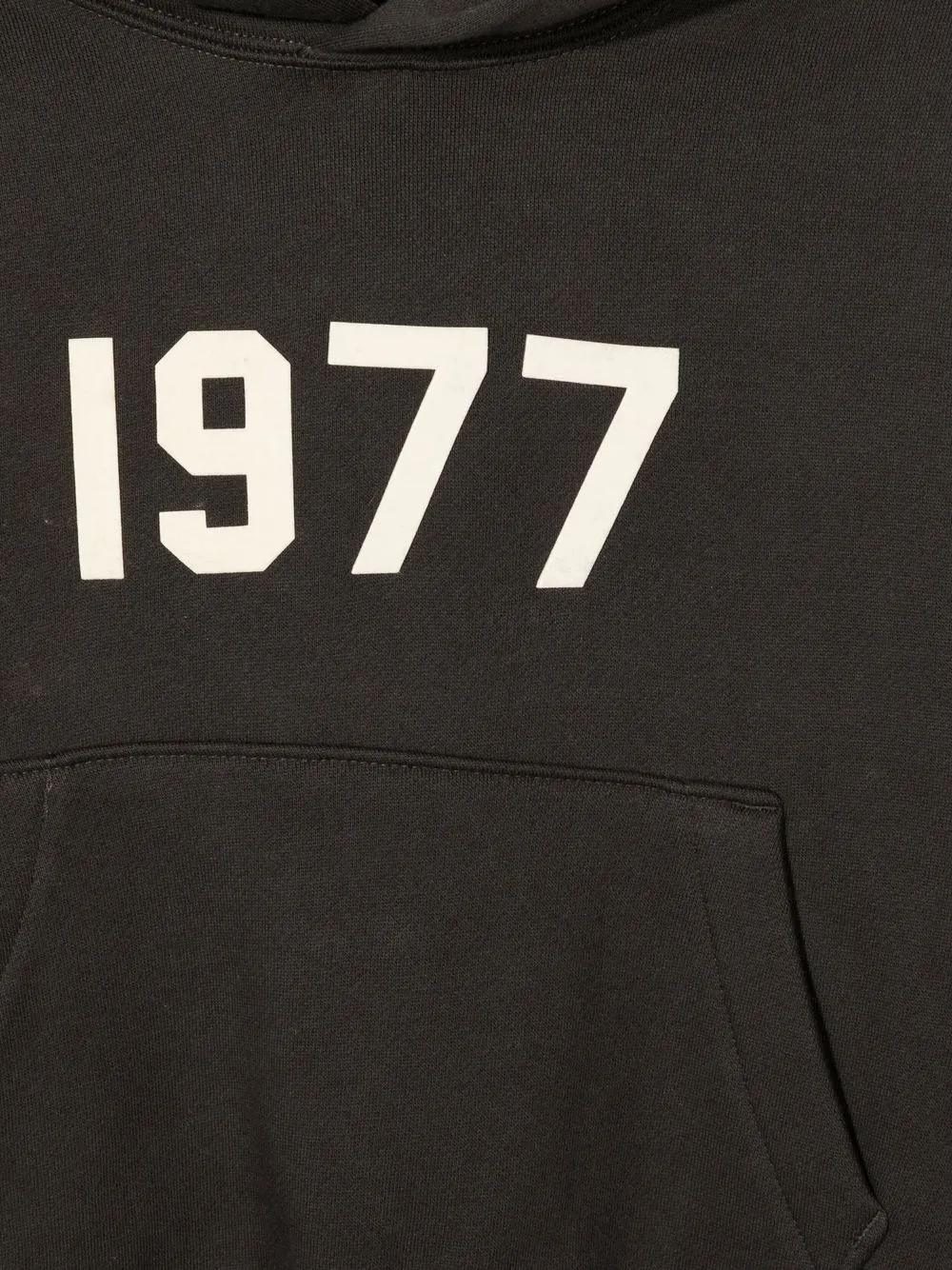 Essentials 1977-print Hoodie In Grey