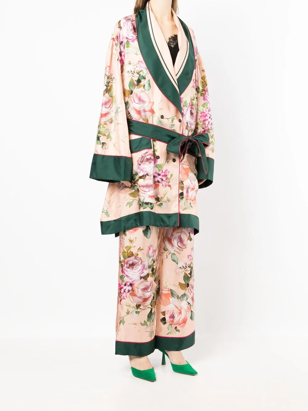 Dolce & Gabbana floral-print silk top