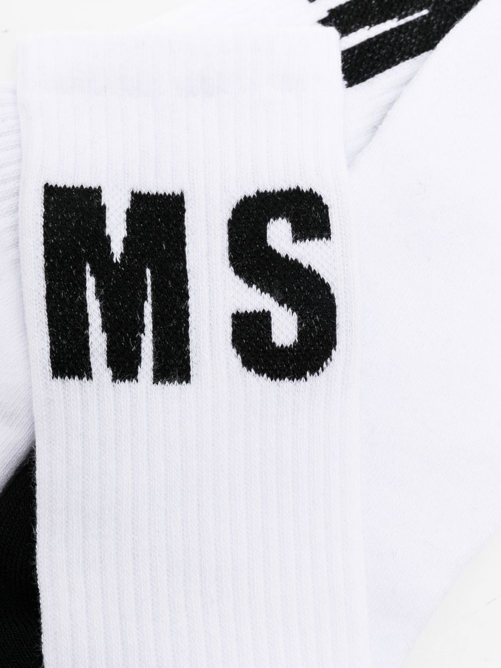 MSGM Sokken met logoprint - Wit