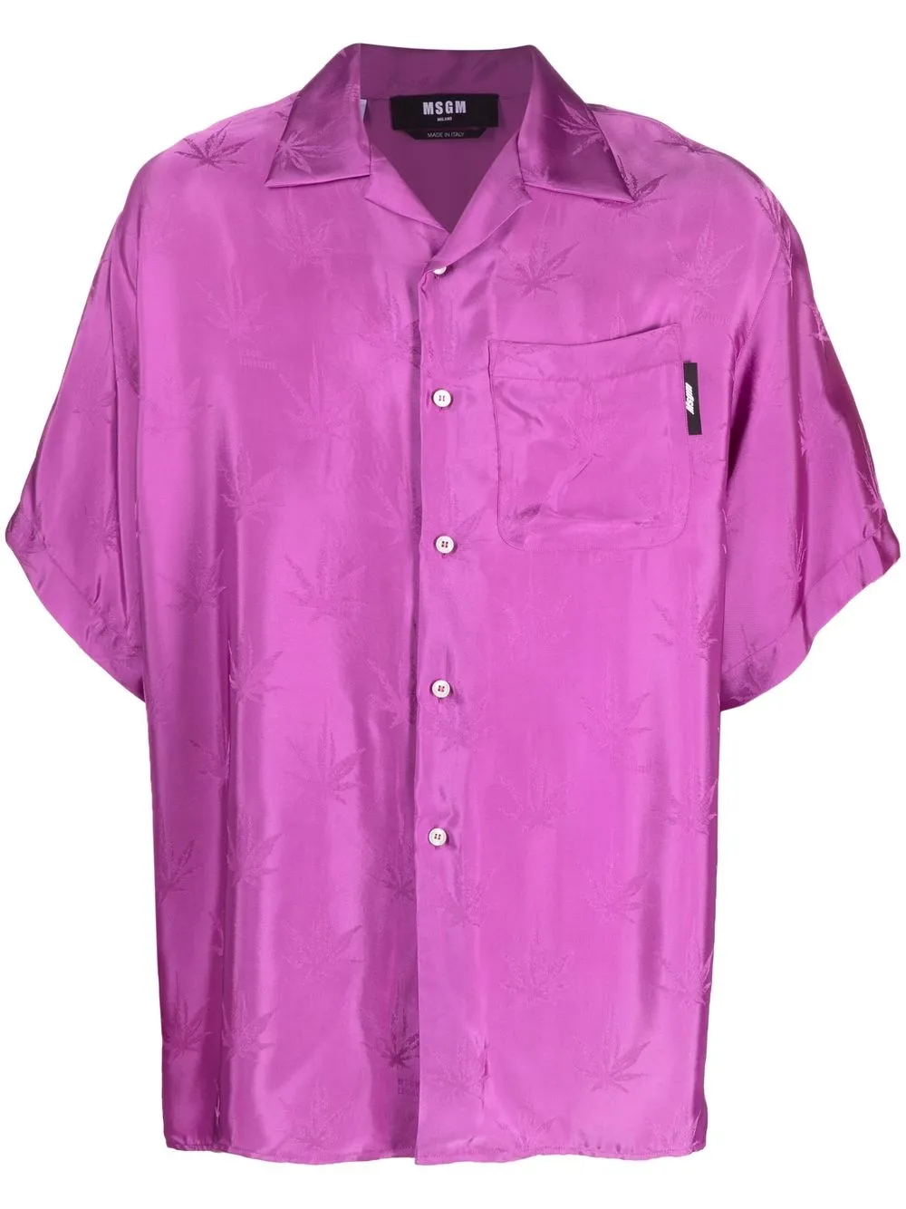 

MSGM camisa manga corta - Morado