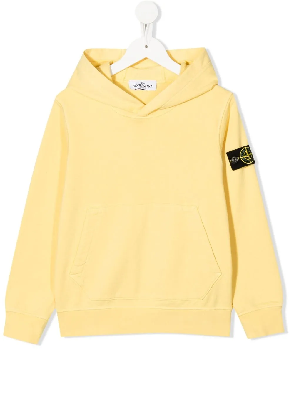 

Stone Island Junior hoodie con motivo Compass - Amarillo
