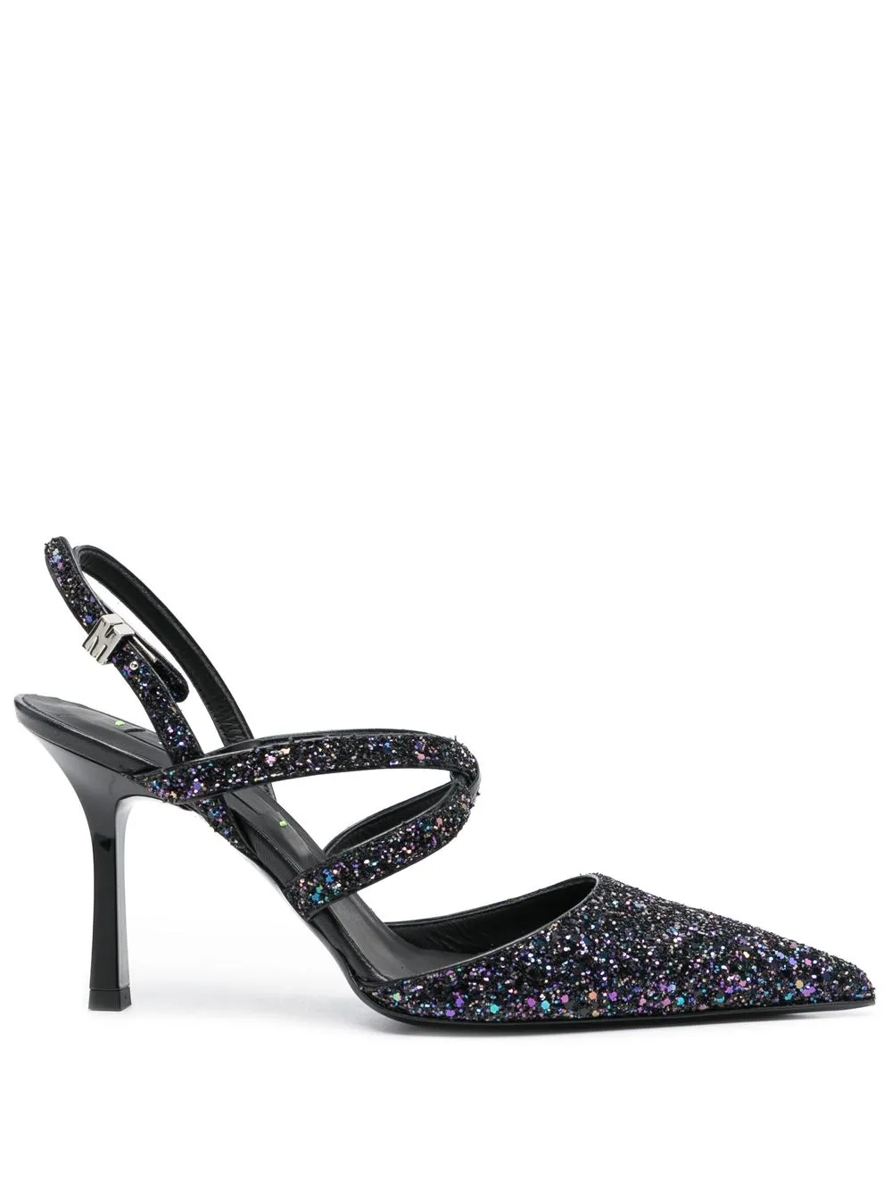 

MSGM glitter 100mm pumps - Black