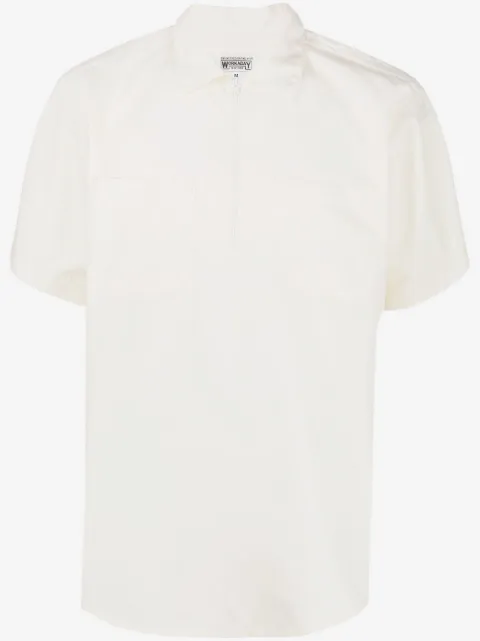 Engineered Garments half-zip cotton-blend shirt