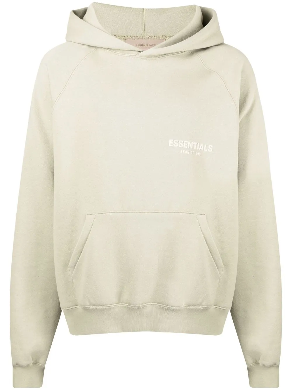 

FEAR OF GOD ESSENTIALS hoodie oversize con logo estampado - Verde