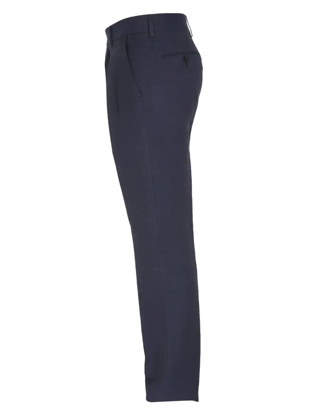 Lardini Broek met geplooid detail Blauw