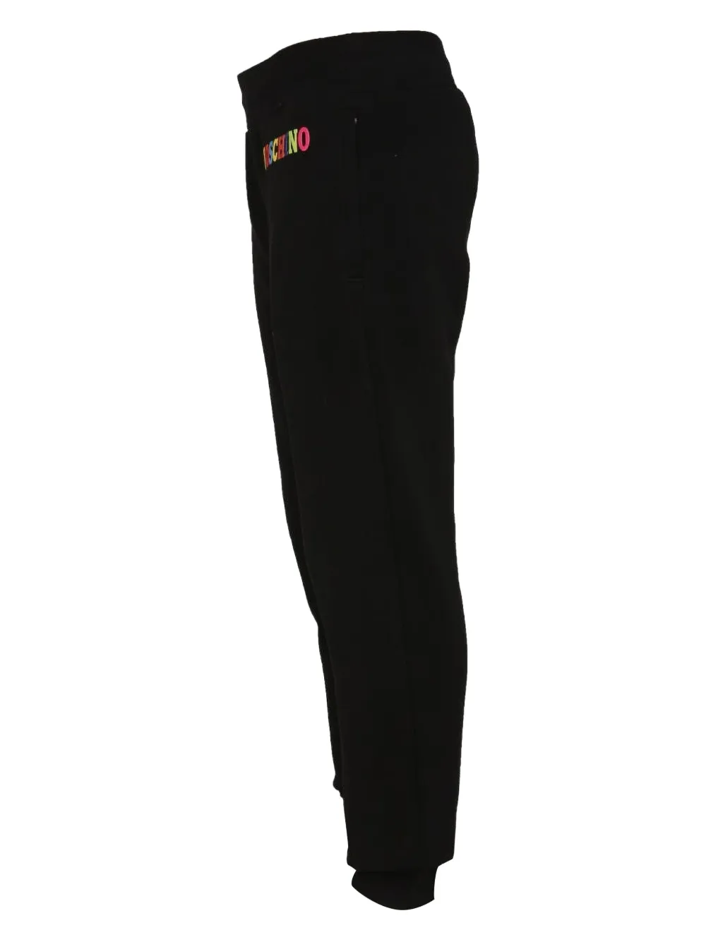 Moschino Broek met logoprint Zwart