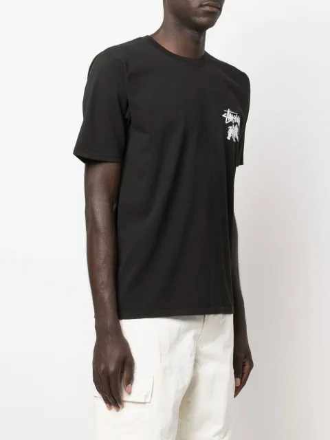 Stüssy logo-print T-shirt - Farfetch