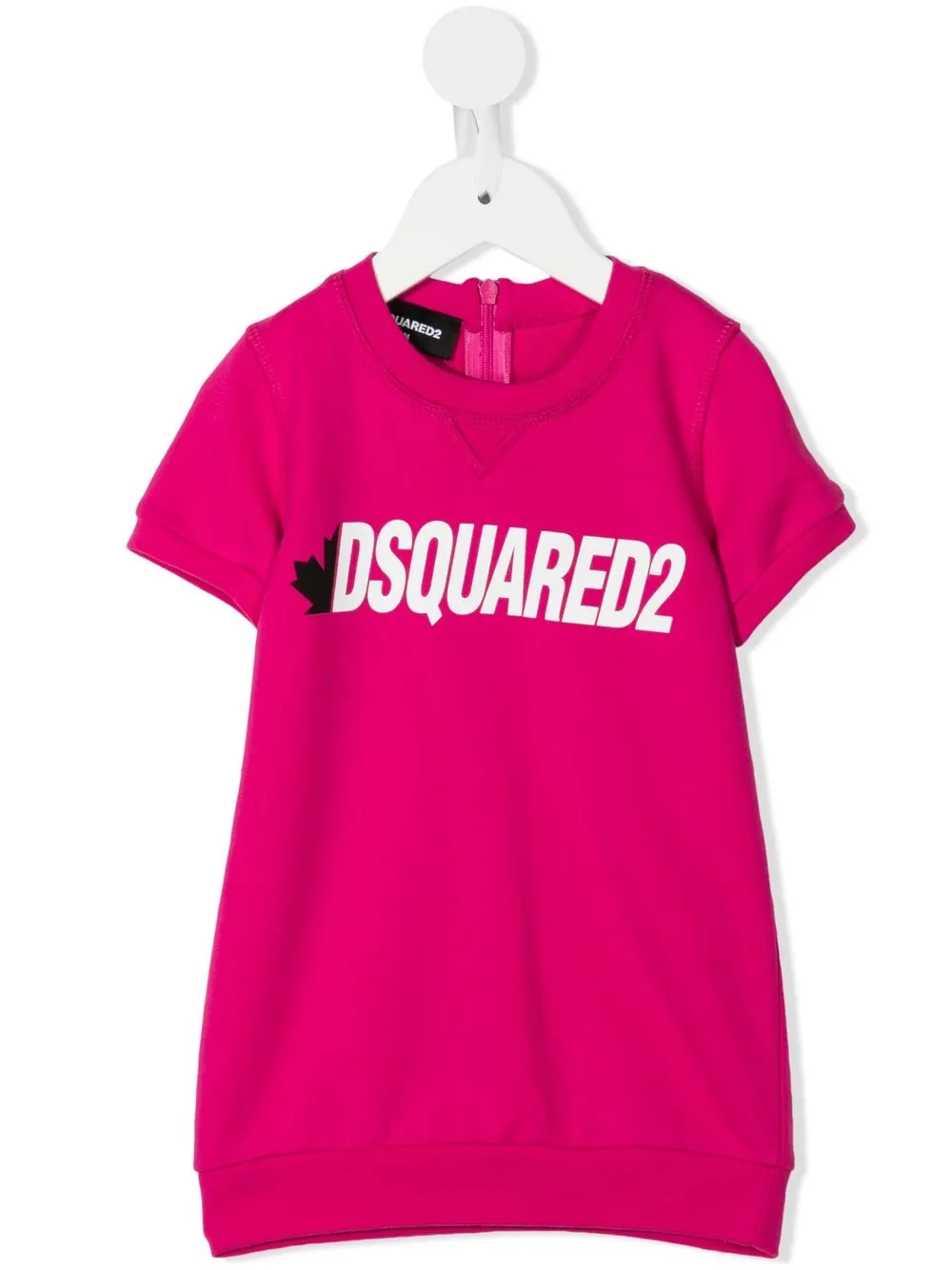 

Dsquared2 Kids playera estilo sudadera con logo estampado - Rosado