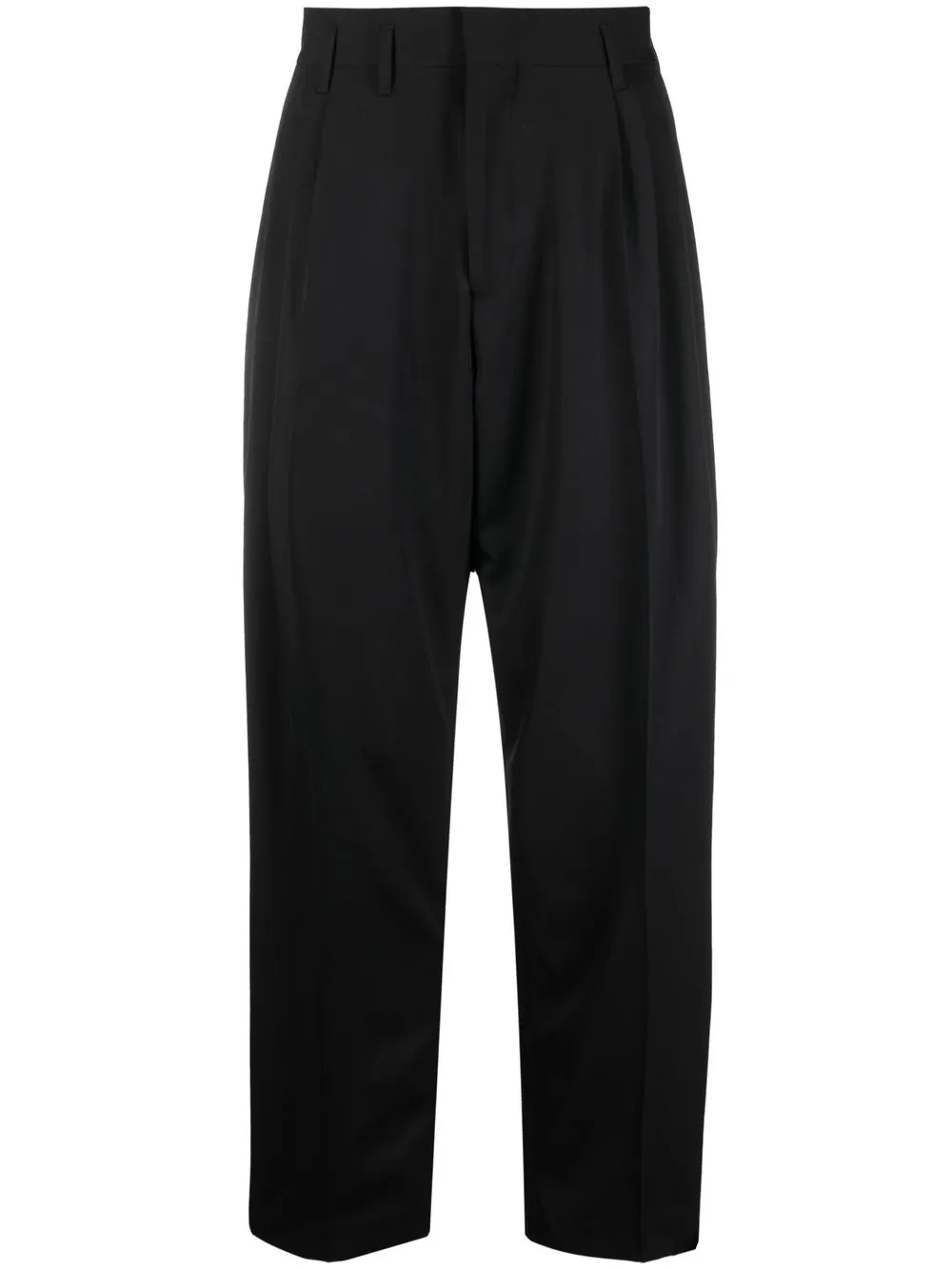 

Paul Smith pantalones rectos drop crotch - Negro