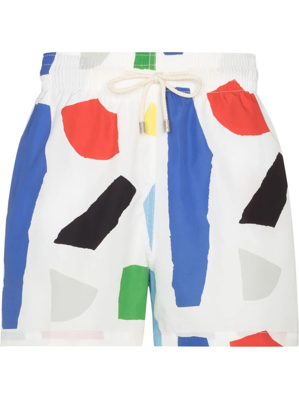 

Arrels Barcelona shorts de playa con forma estampada - Blanco