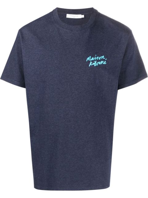 Maison Kitsuné - logo-print cotton T-shirt