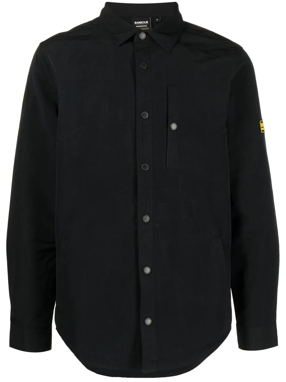 

Barbour camisa con parche del logo - Negro