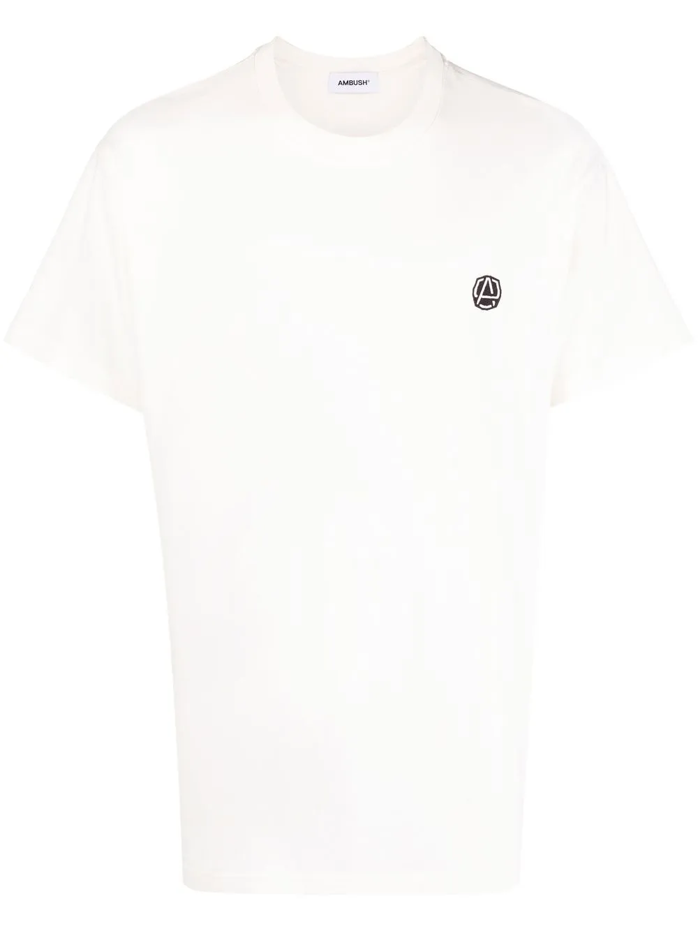 

AMBUSH playera con logo estampado - Blanco