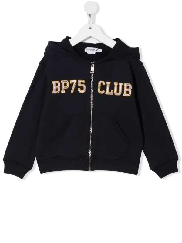 Bonpoint ジップアップ パーカー | ブルー | FARFETCH JP