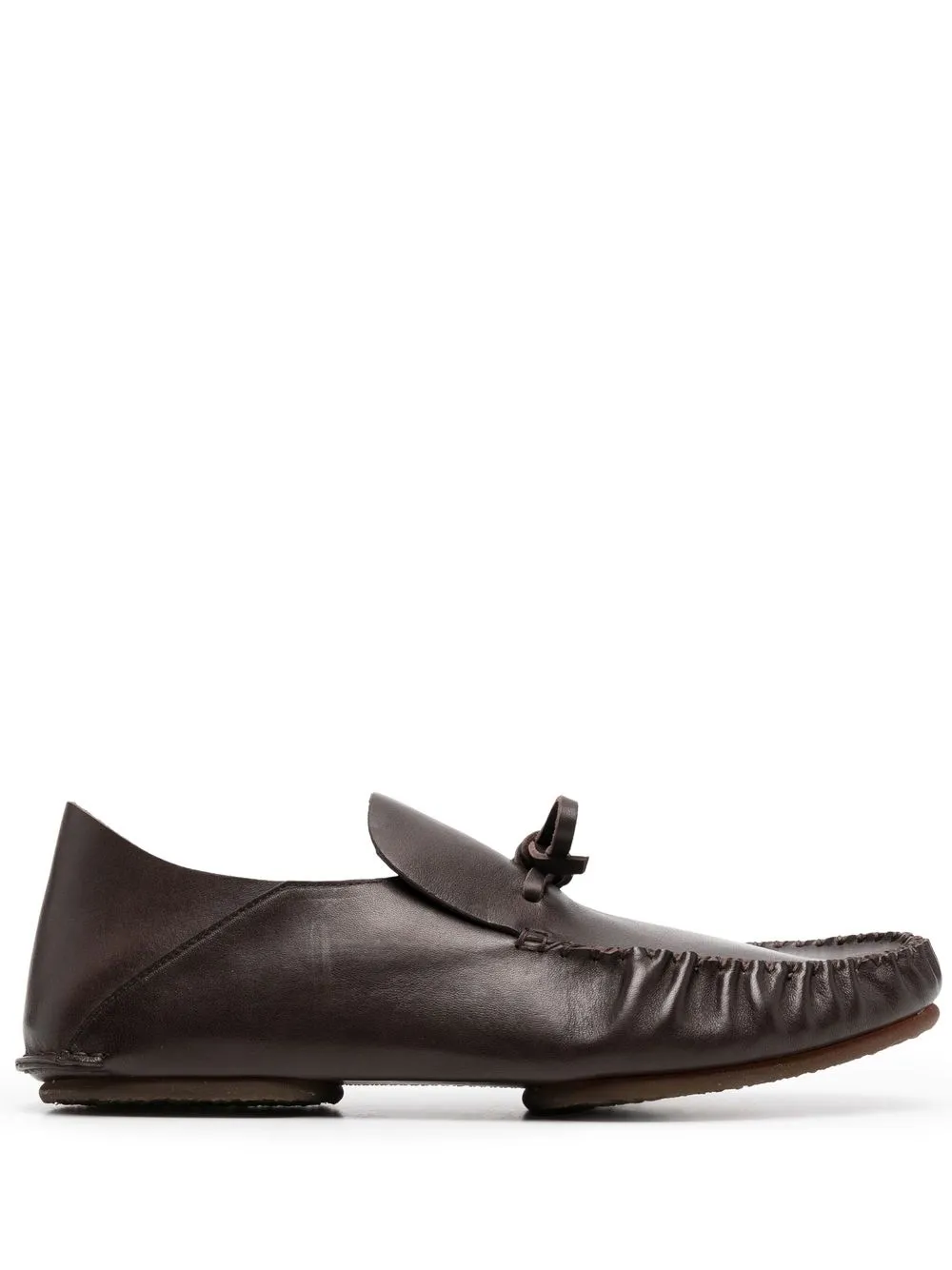 

Officine Creative lace-up leather loafers - Brown