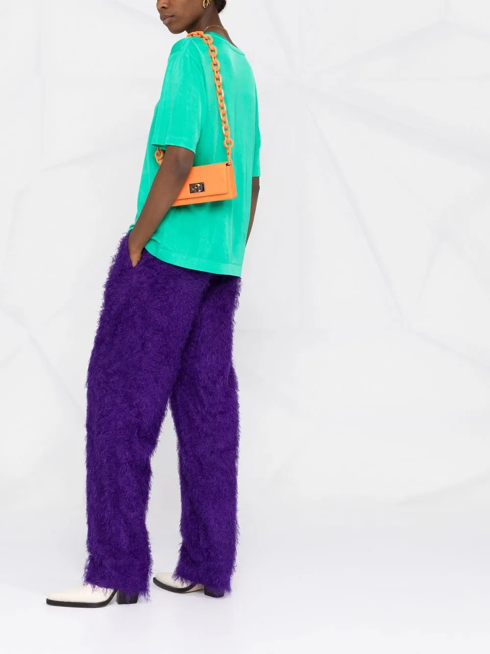 Furla Bloombag Chainstrap Shoulder Bag In Orange ModeSens