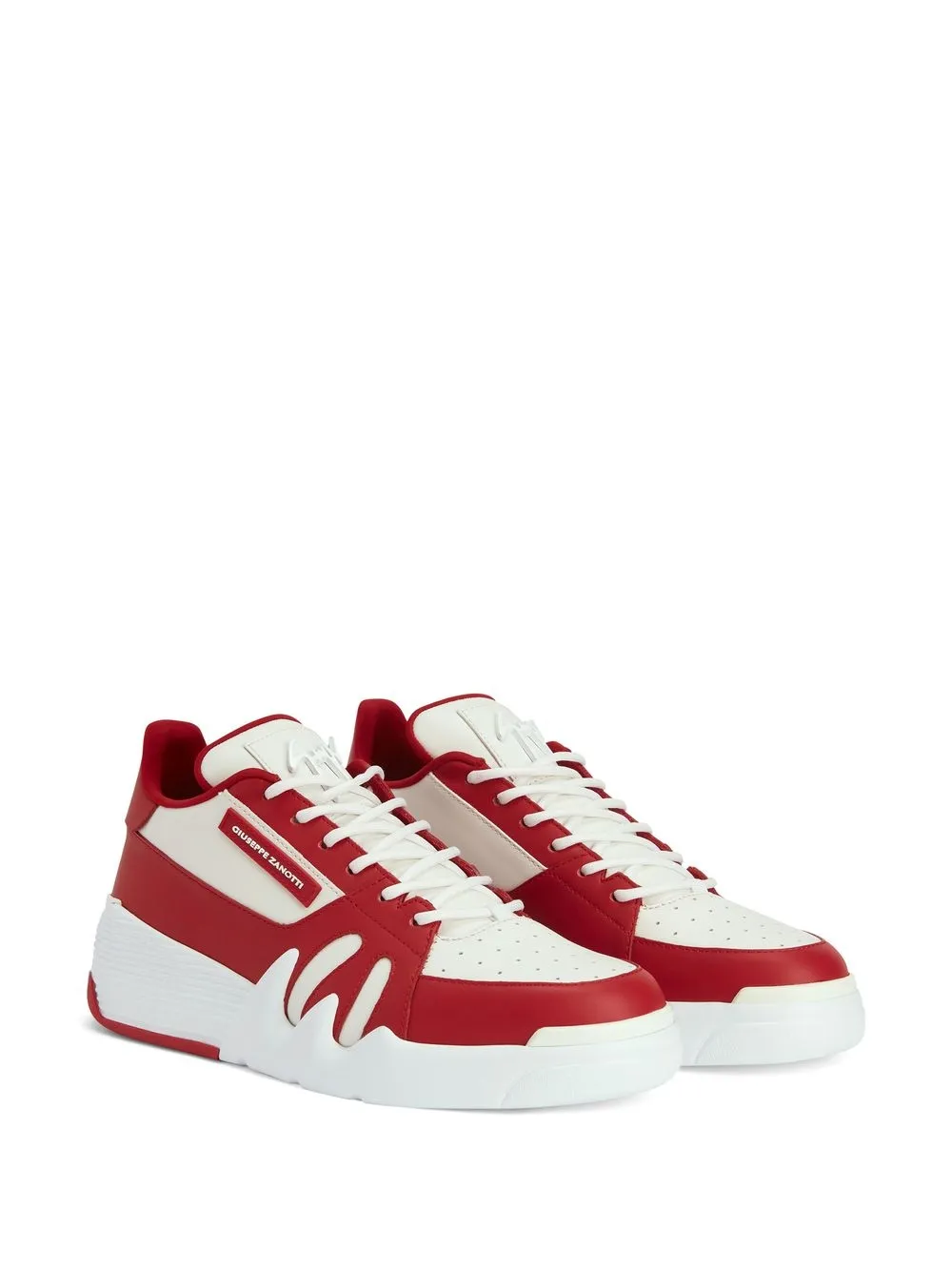 Giuseppe Zanotti Talon lace-up sneakers Red