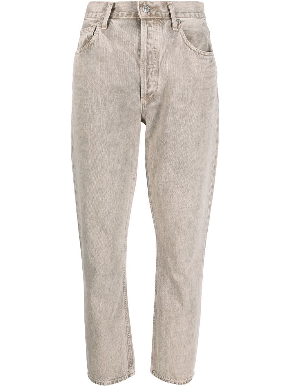 Citizens Of Humanity Tapered Denim Jeans In Grau