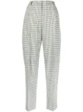 Alberto Biani cropped virgin wool trousers - Green