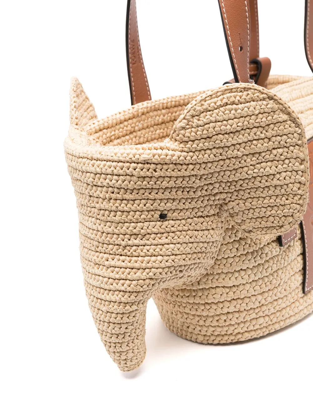 Loewe Elephant Shoulder Bag In Neutrals