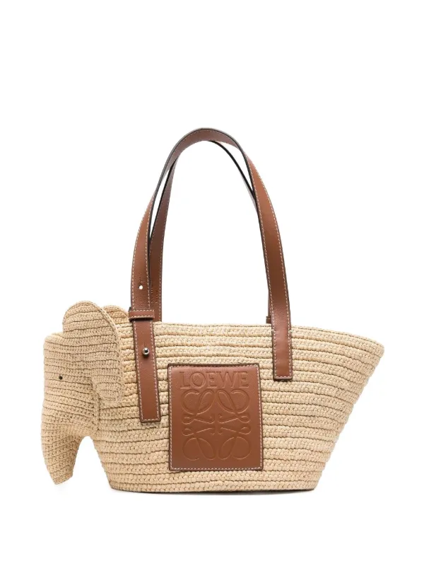 LOEWE Bolsa De Hombro En Forma De Elefante Neutro FARFETCH MX