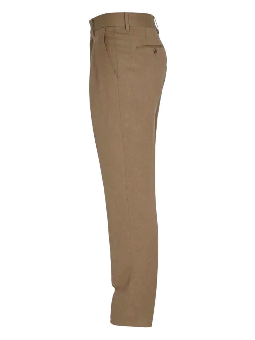 Lardini Pleated-details Trousers In Brown