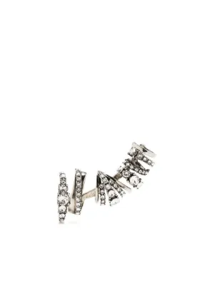 Orecchini A Cerchio Argento 925 Con Teschio/Lupo E Zirconi, Stile Huggie, Regalo Unisex Per Halloween