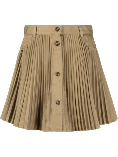 RED Valentino pleated mini skirt