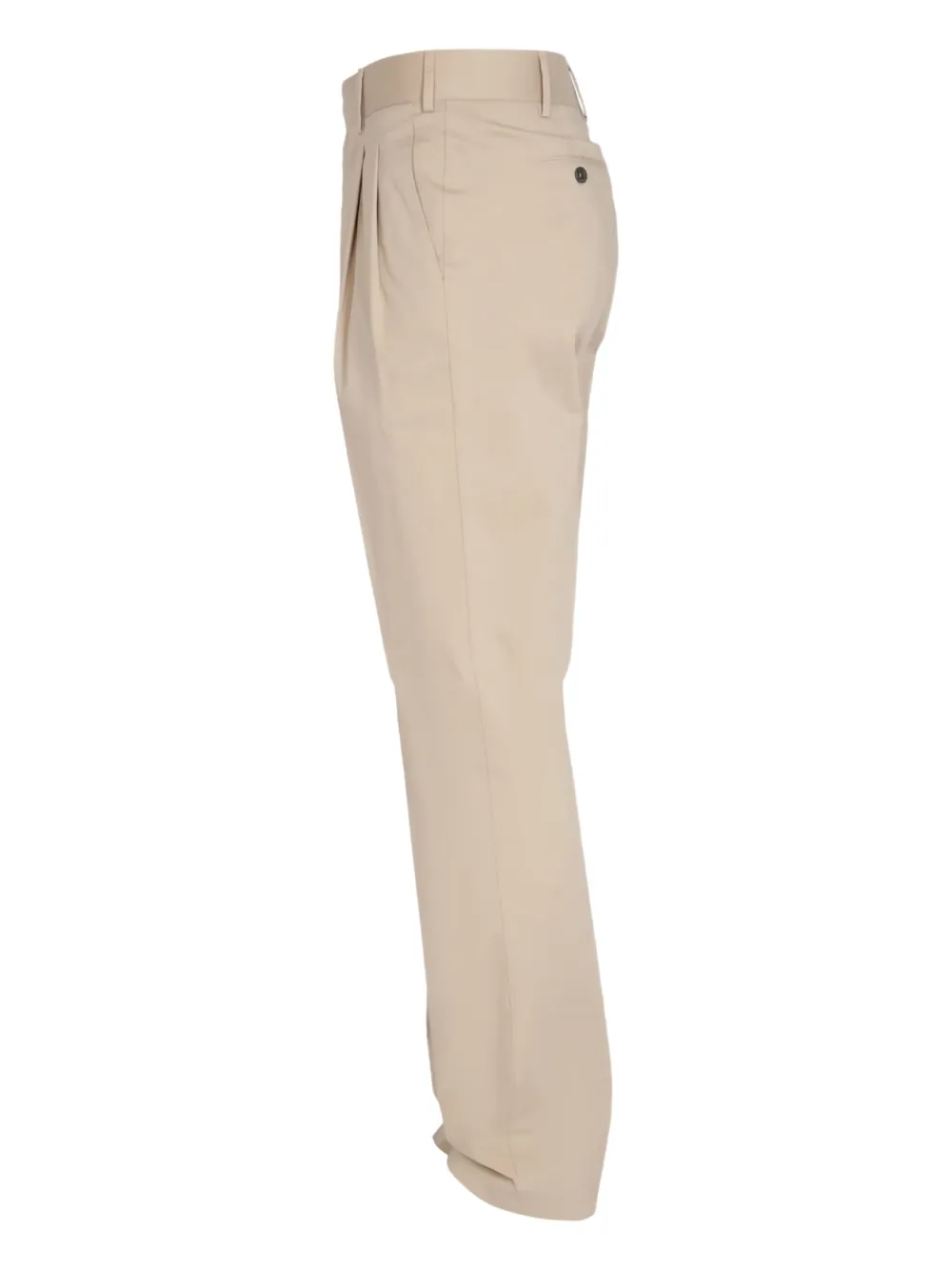 Lardini Broek met geplooid detail Beige