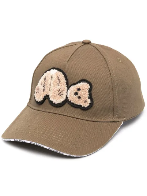 Palm Angels gorra con aplique Bear