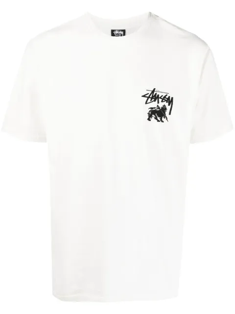 Stussy Camiseta Con Logo Estampado - Farfetch