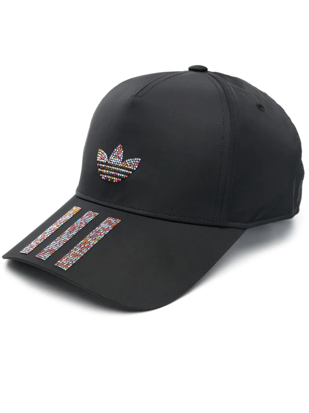 

adidas rhinestone-embellished baseball cap - Black