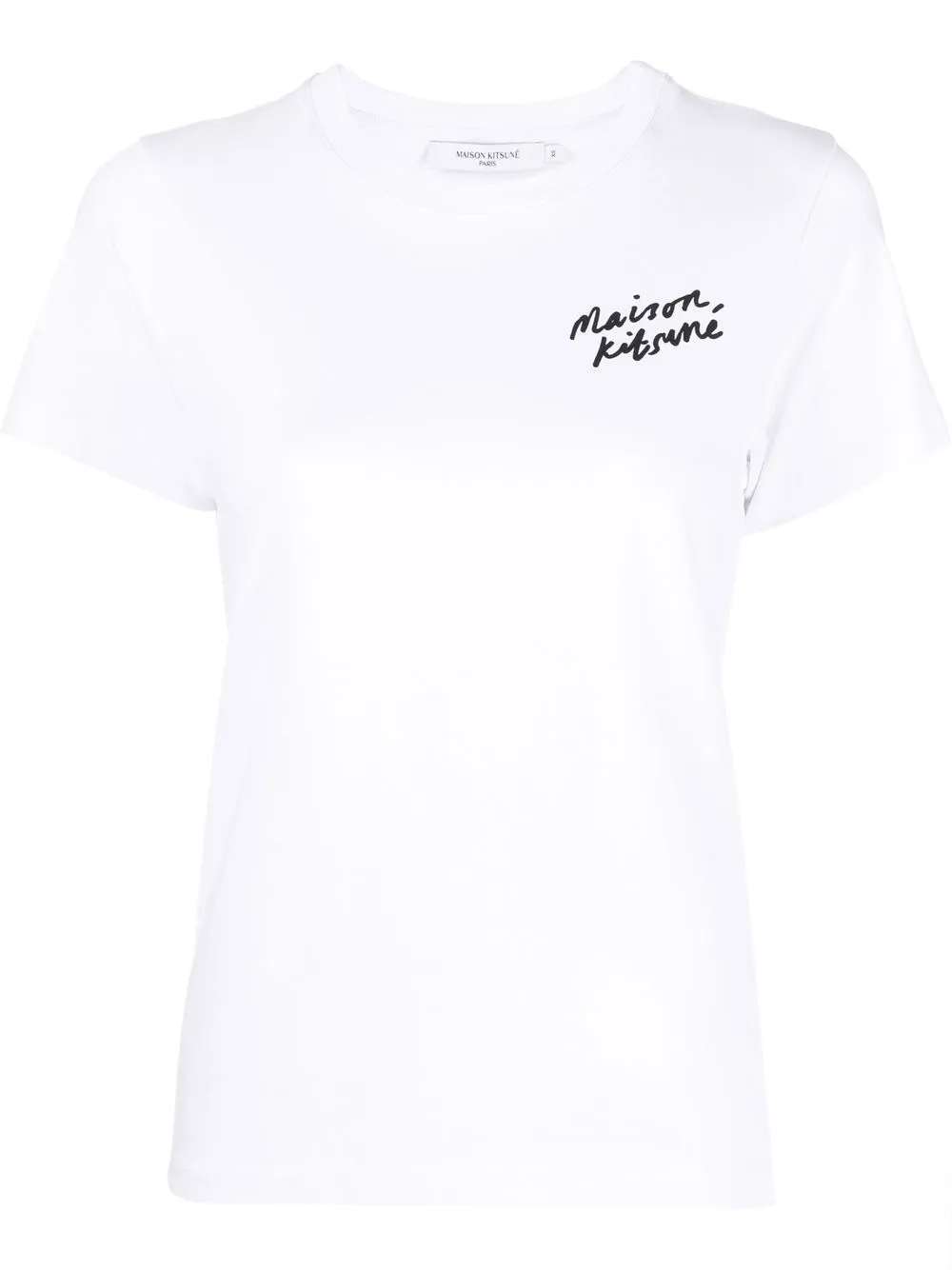 Maison Kitsuné Logo Print T-shirt In White