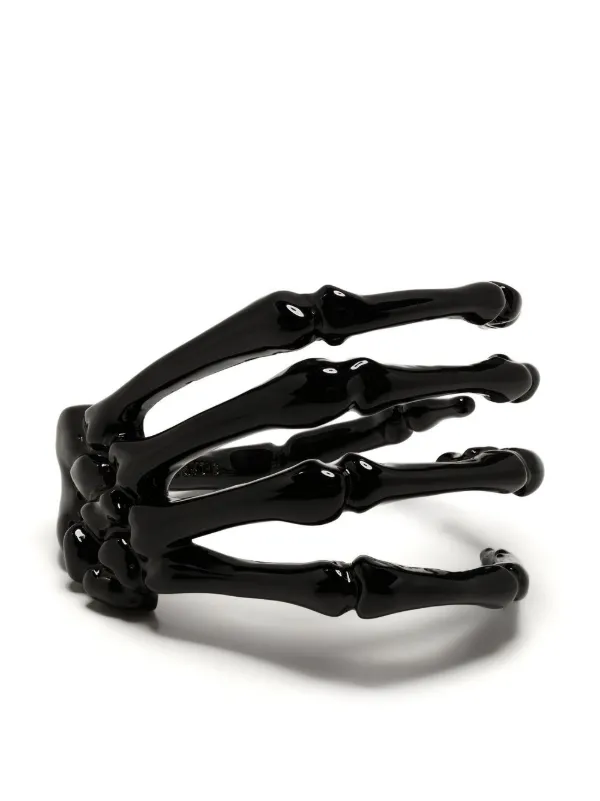 Skeleton hand deals bracelet black