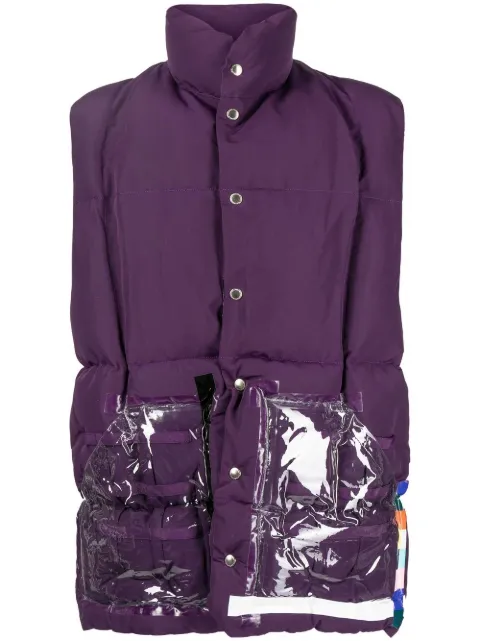 Takahiromiyashita The Soloist quilted funnel neck gilet
