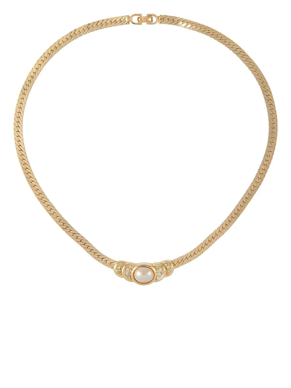 Christian Dior Pre-Owned 1980s pre-owned faux-pearl necklace | Image 2