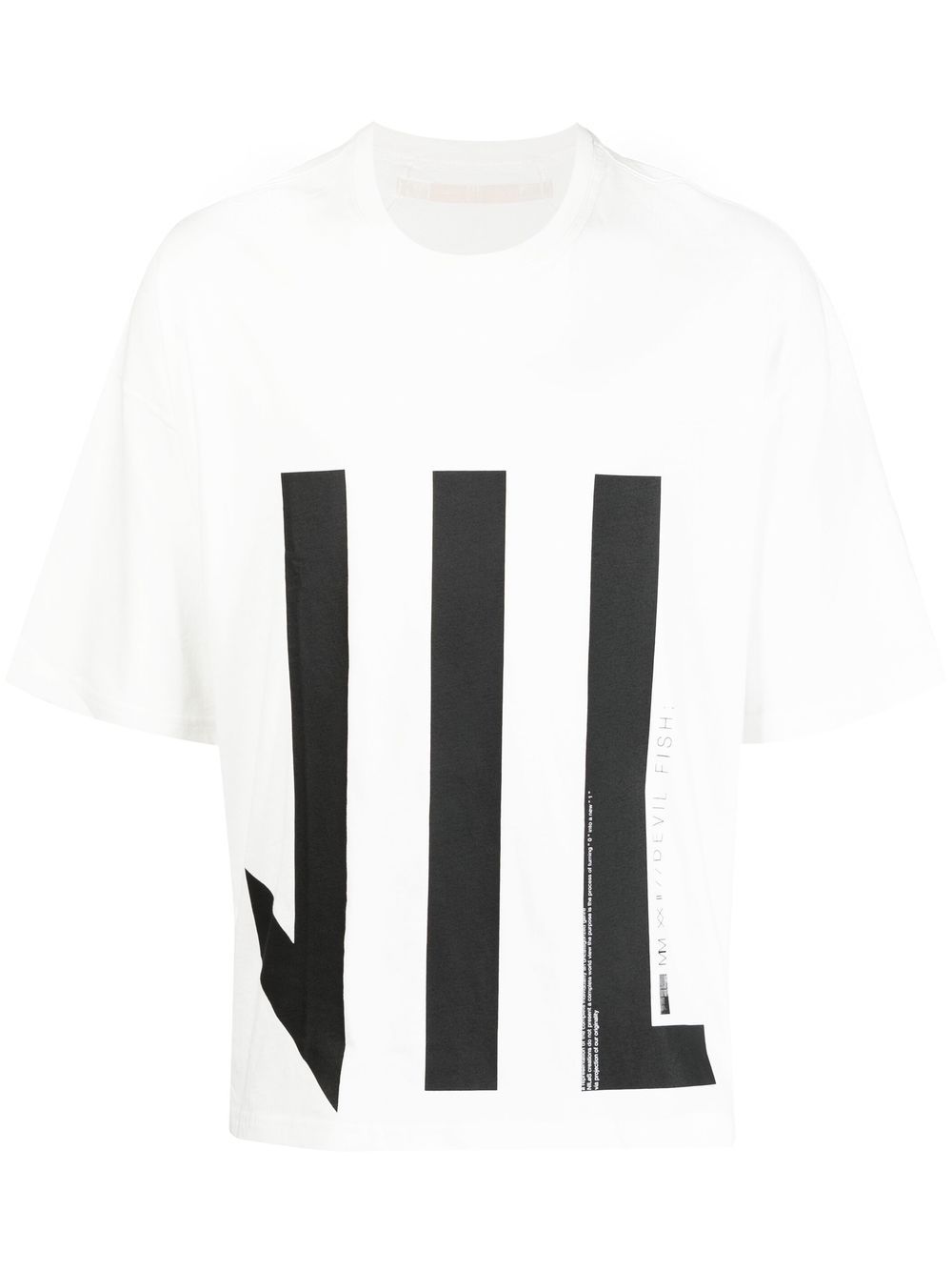 

Julius graphic-print short-sleeve T-shirt - White