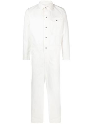 White best sale jumpsuit cotton