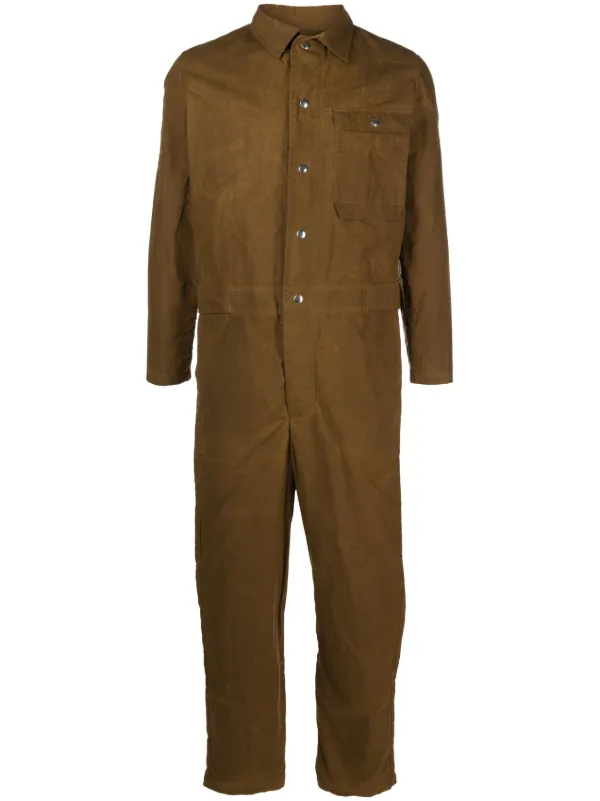 Henrik Vibskov long sleeve Cotton Jumpsuit Brown FARFETCH PH