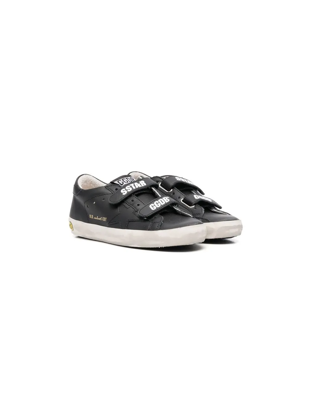 

Golden Goose Kids tenis Super-Star - Negro