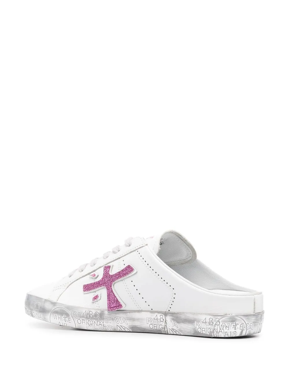 Premiata Steven Sneakers In White Leather In White