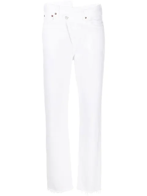AGOLDE crossover slim-cut jeans
