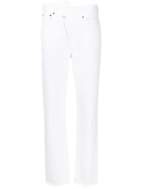 AGOLDE Crossover slim-cut Jeans - Farfetch