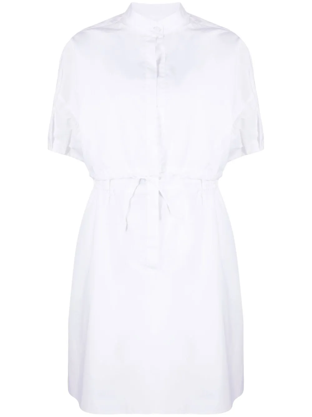 

Emporio Armani vestido corto con cintura lazada - Blanco
