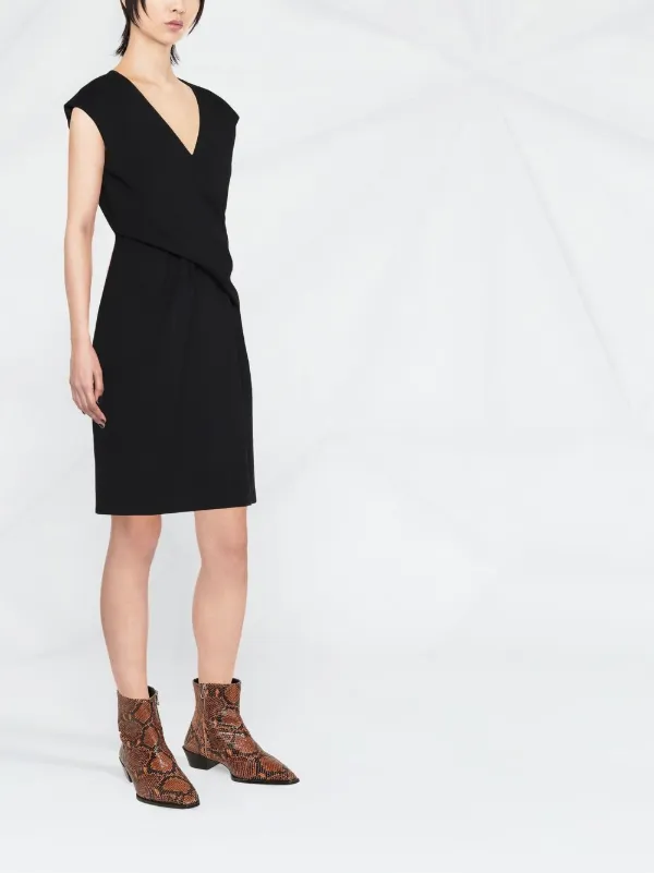 Emporio Armani Vestido Cruzado Con Efecto - Farfetch
