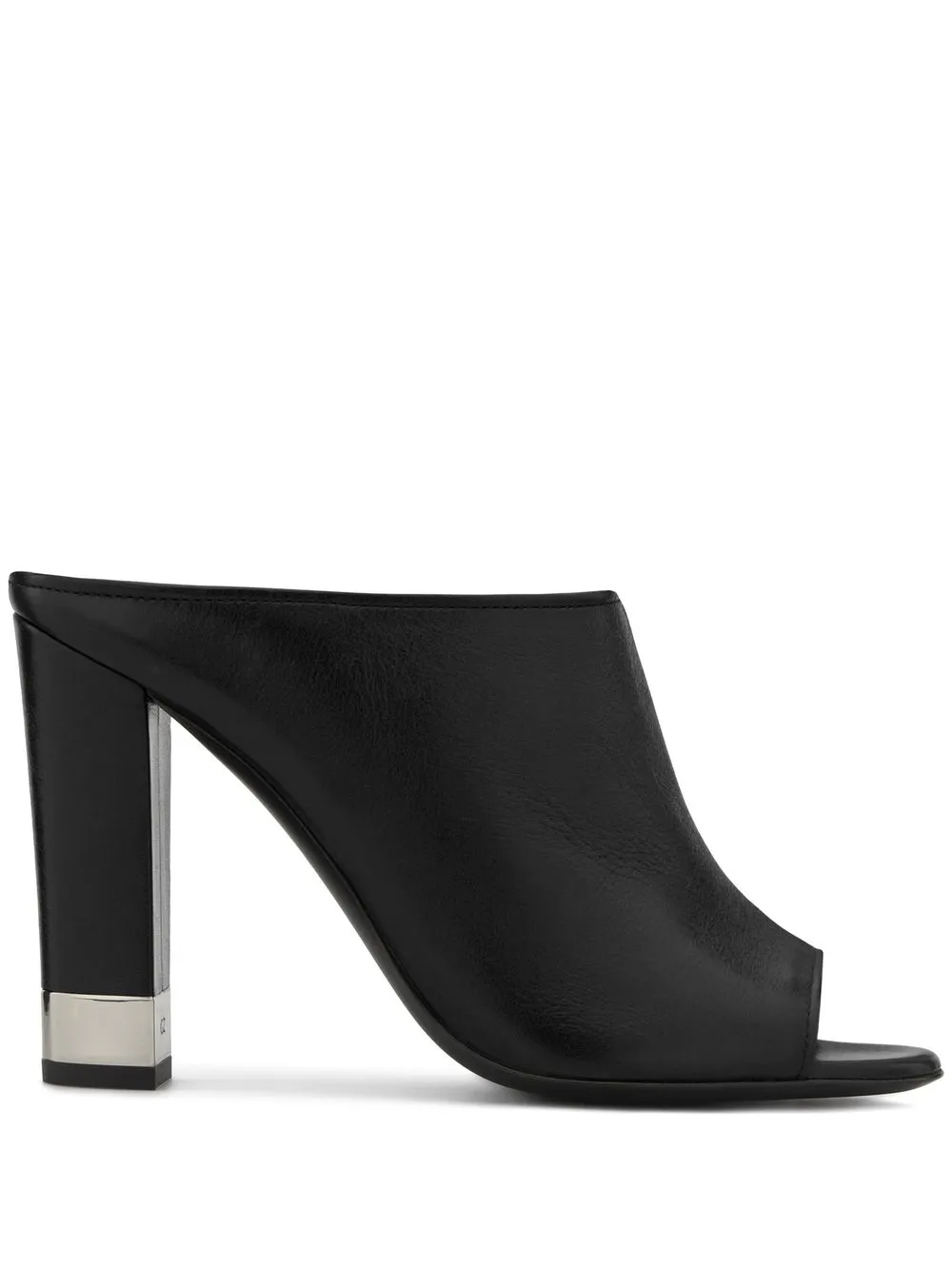 Giuseppe Zanotti Kesi open-toe leather mules – Black